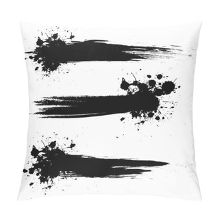 Personality  Grunge Lines Banner Pillow Covers