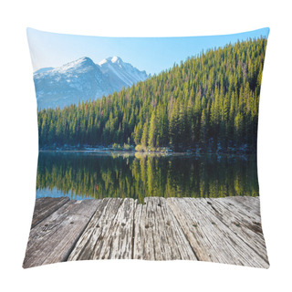 Personality  Bear Lake, Rocky Mountains, Colorado, USA.  Pillow Covers