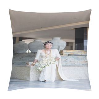 Personality  Bride In Traditional Dress Pillow Covers
