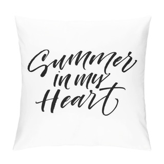 Personality  Summer In My Heart Postcard.  Pillow Covers