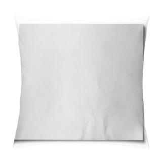 Personality  White Crumpled Paper Horizontal Pillow Covers
