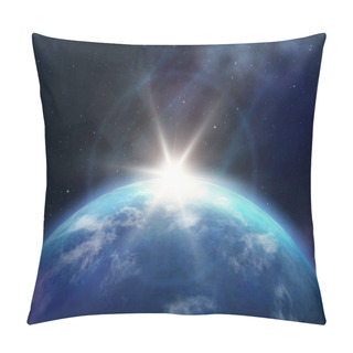 Personality  Planet Sunrise Pillow Covers