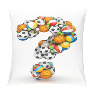 Personality  Question Mark , Gaming Balls Alphabet Pillow Covers