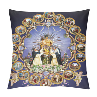 Personality  Our Lady Of The Rosary Pillow Covers