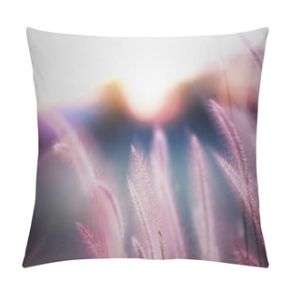 Personality  The Communist Grass Is Blooming Beautifully In The Morning. Pillow Covers