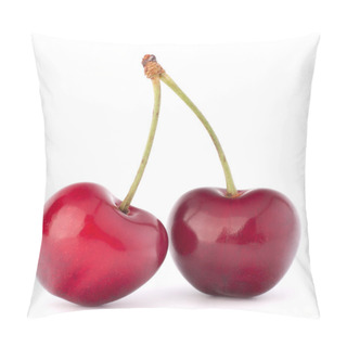 Personality  Two Heart Shaped Cherry Berries Pillow Covers