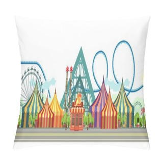 Personality  Amusement Park Circus Pillow Covers