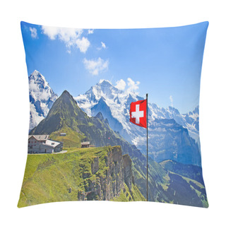 Personality  Swiss Flag Pillow Covers