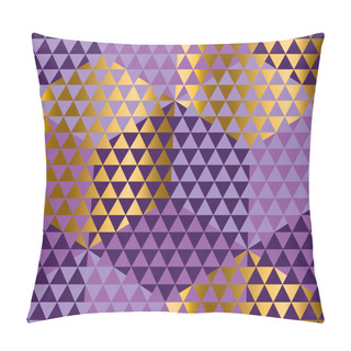 Personality  Geometry Motif In Luxury Carnival Style. Harlequin Seamless Patt Pillow Covers