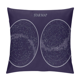 Personality  True Constellations Of The Southern Hemisphere And Northern Hemisphere, Pillow Covers