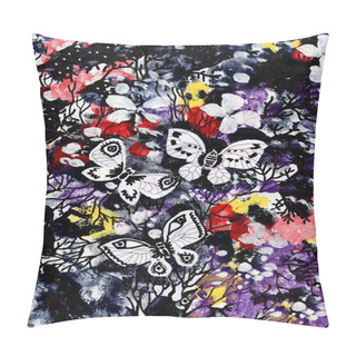 Personality   Summer Pattern With Butterflies Pillow Covers