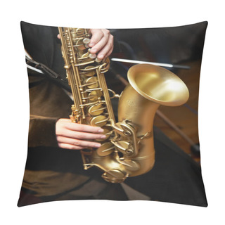 Personality Saxophone Player Pillow Covers