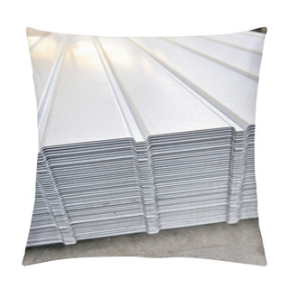 Personality  Wave Corrugated Steel Sheet Pillow Covers