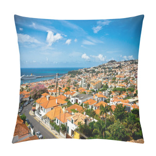 Personality  Beautiful View Of Funchal, Madeira Island, Portugal Pillow Covers