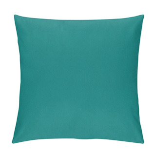 Personality  Sheet Of Textured Turquoise Coloured Creative Paper Background. Pillow Covers