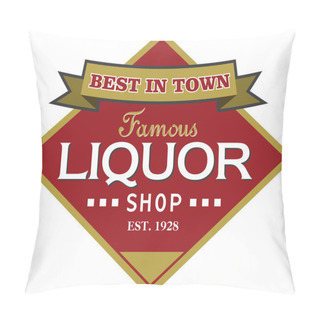 Personality  Liquor Shop Label Pillow Covers