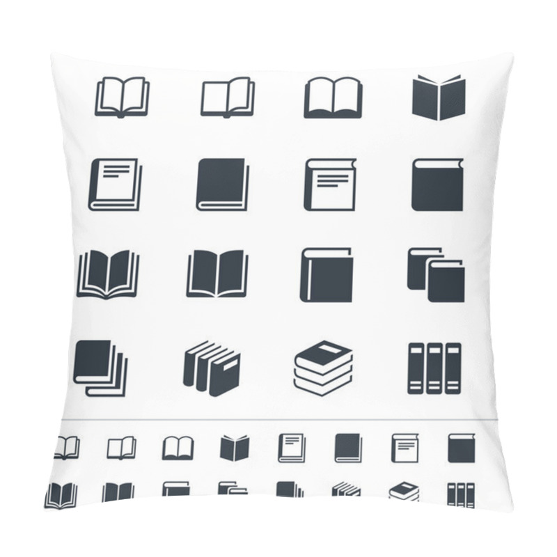 Personality  Book icons pillow covers