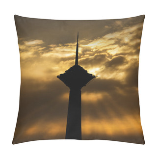 Personality  Milad Tower Pillow Covers