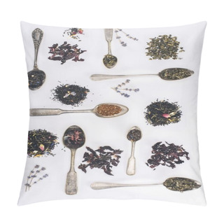 Personality  Herbal Tea And Spoons Pillow Covers