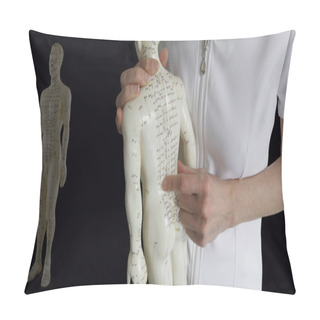 Personality  Acupuncture Model - Traditional Chinese Medicine Training Pillow Covers