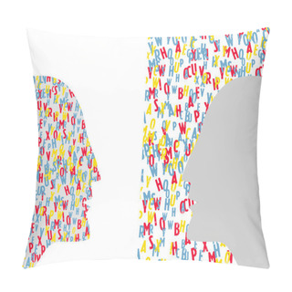 Personality  Talking - Dialogue Pillow Covers