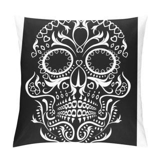 Personality  Skull Ornament Pillow Covers