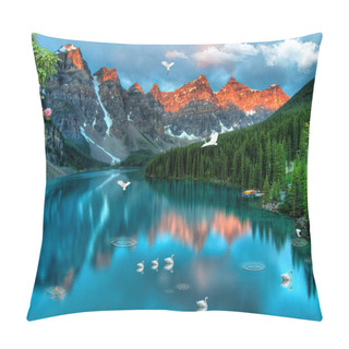 Personality  Amazing 3d Nature Background And Wallpaper Pillow Covers