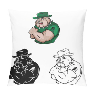 Personality  Dog Heads Tattoo Set Pillow Covers