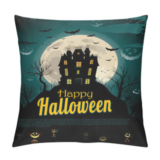 Personality  Halloween Background Pillow Covers