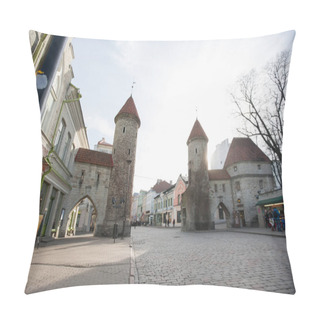 Personality  Viru Gates, Tallinn Pillow Covers