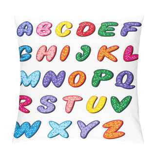 Personality  Abstract Alphabet Pillow Covers