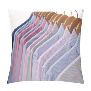 Personality  Shirts In Several Colors And Textures Pillow Covers