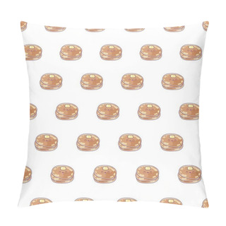 Personality  Pattern Of Delicious Pancakes Kawaii Style Pillow Covers