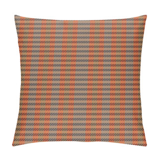Personality  Orange Ombre Plaid Textured Seamless Pattern Suitable For Fashion Textiles And Graphics Pillow Covers