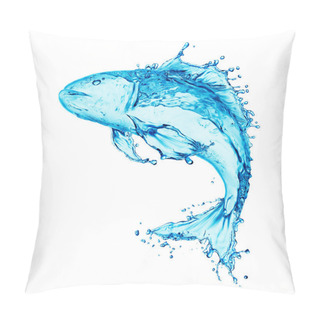 Personality  Water Fish Splash Pillow Covers