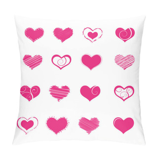 Personality  Heart Shapes Pillow Covers