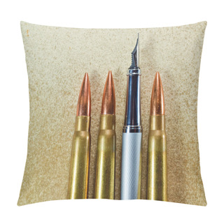 Personality  Pen And Bullets Pillow Covers