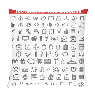 Personality  Web Icons Pillow Covers