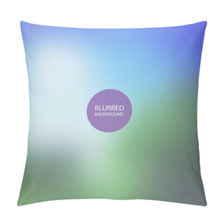 Personality  Abstract Background - Blurred Image - Trees And Sky Pillow Covers