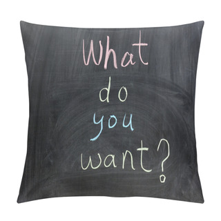 Personality  What Do You Want? Pillow Covers