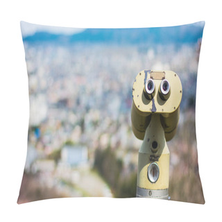Personality  Binoculars Are Available For Touris  On The Point Of View  Pillow Covers