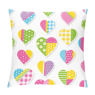 Personality  Hearts Collection Pattern Pillow Covers