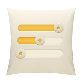 Personality  Vector Loading Bars. Vector Illustration  Pillow Covers
