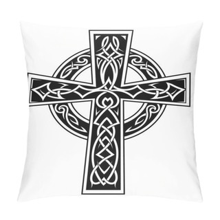 Personality  Celtic Style Cross Tattoo Pillow Covers