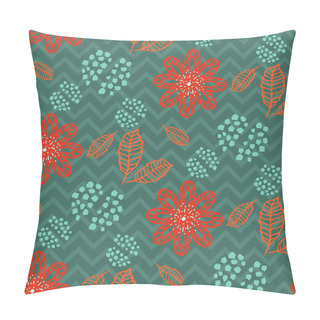 Personality  Leaves Branches Floral Seamless Pattern. Pillow Covers