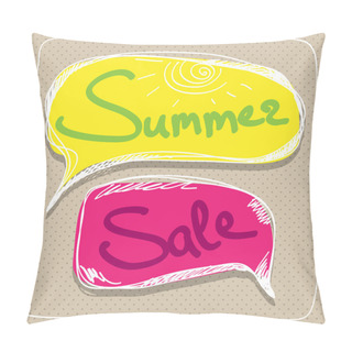 Personality  Summer Sale Speech Balloons Pillow Covers