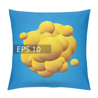 Personality  Vector Background With Bubbles. Pillow Covers