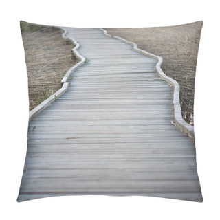 Personality  Wooden Footpath Pillow Covers