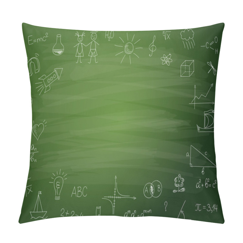 Personality  Back To School Background Pillow Covers