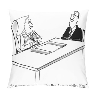 Personality  Two Executes Are Fond Of The Past Pillow Covers